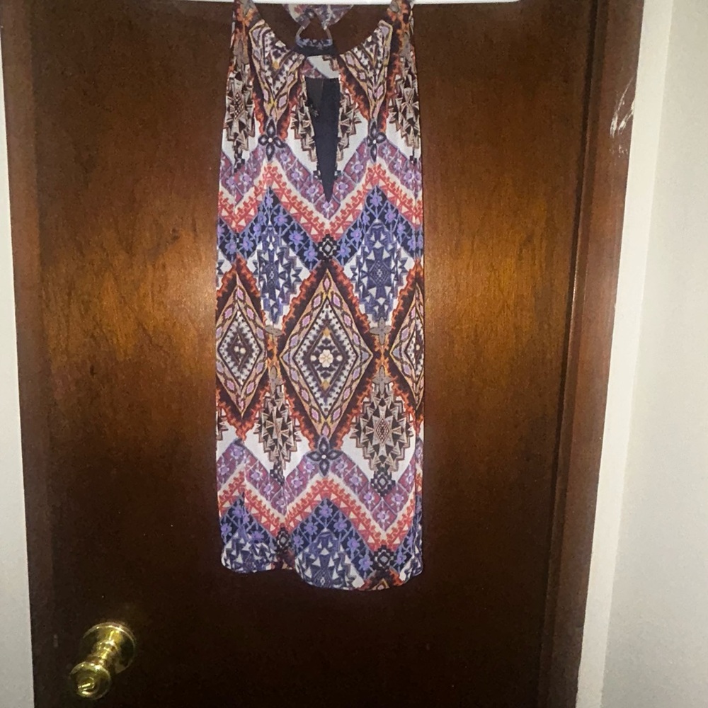 INC International Concepts Multicolor Patterned Dress